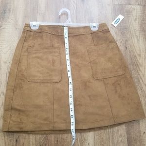 Suede like skirt